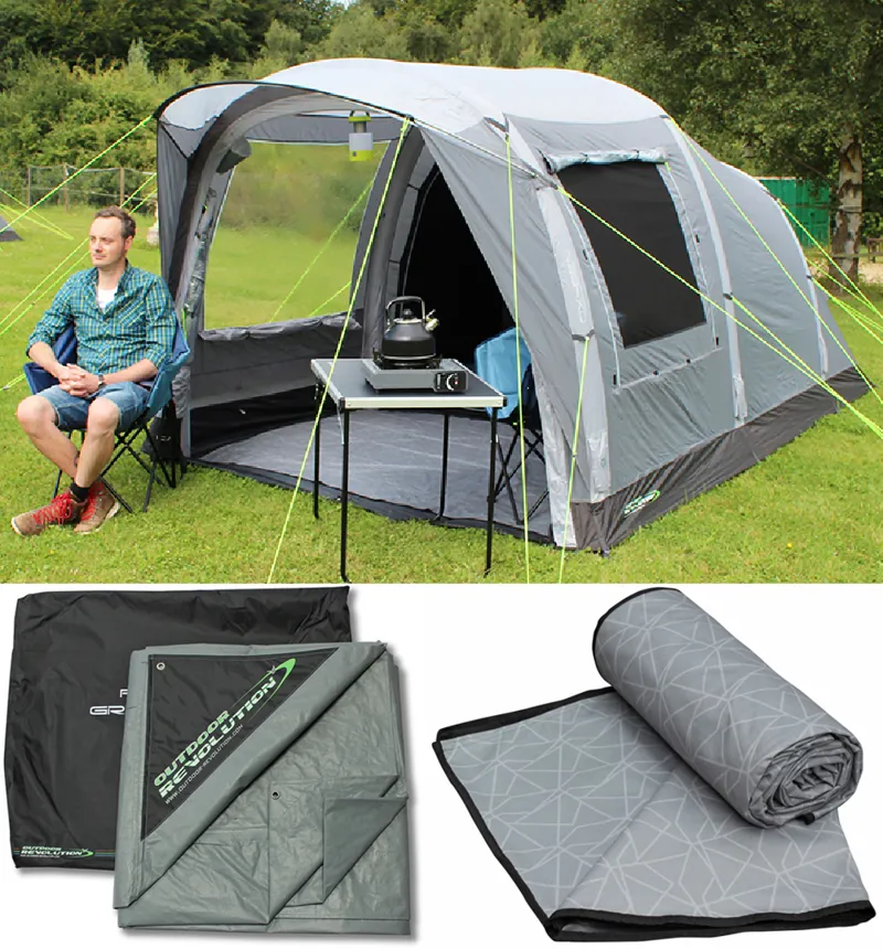 Outdoor Revolution Demo Camp Star 350 Tent Bundle